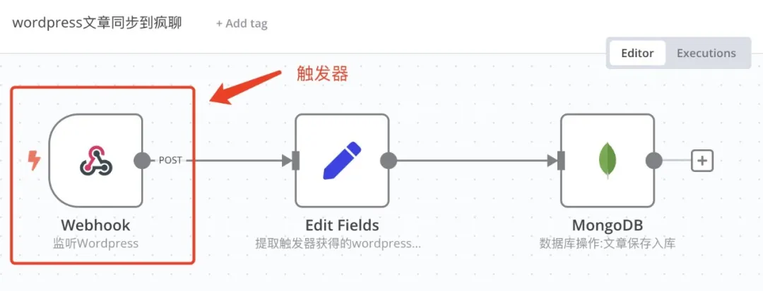 Webhook触发器设置