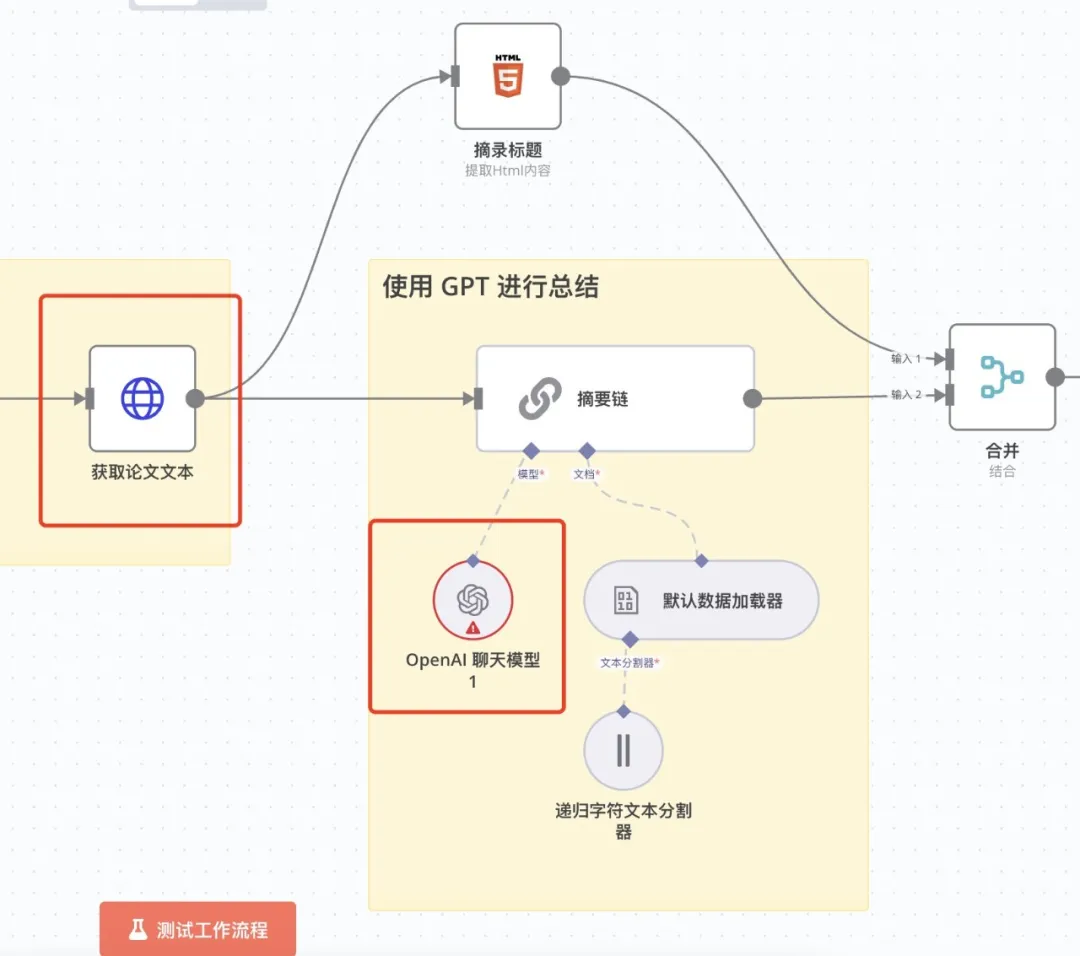 工作流执行结果